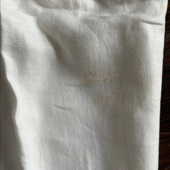 Lauren Ralph Lauren White Linen Trousers Size 8 - Picture 3 of 6